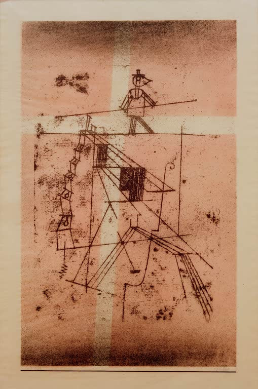 Kunstdruck „Der Seiltänzer“ von Paul Klee, handgefertigt in Deutschland