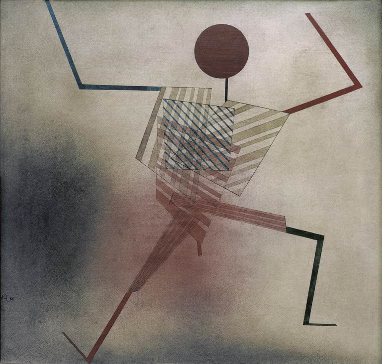 Kunstdruck „Der Springer“ von Paul Klee

