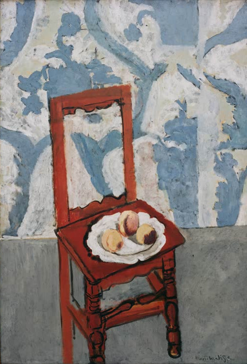 Kunstdruck „Der Stuhl mit den Pfirsichen“ von Henri Matisse, handgefertigt in Deutschland