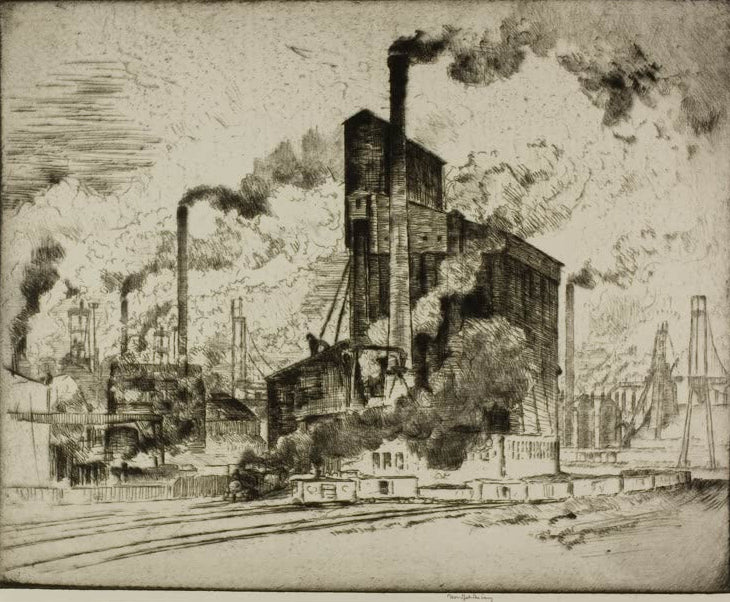 Der große Aufzug von Bror Julius Olsson Nordfeldt als Kunstdruck, handgefertigt in Deutschland, erhältlich als Poster oder Leinwand.