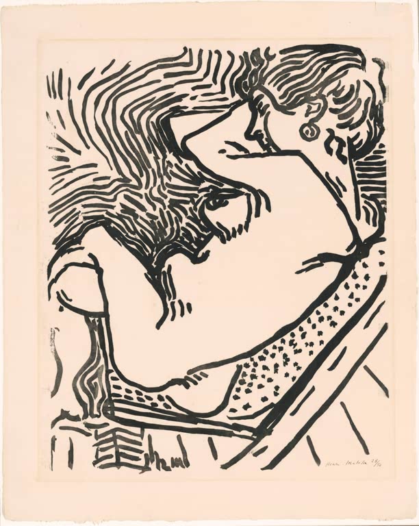 Kunstdruck „Der große Holzschnitt“ von Henri Matisse, handgefertigt in Deutschland