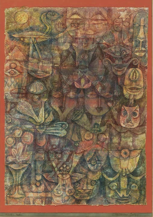 Kunstdruck „Der seltsame Garten“ von Paul Klee