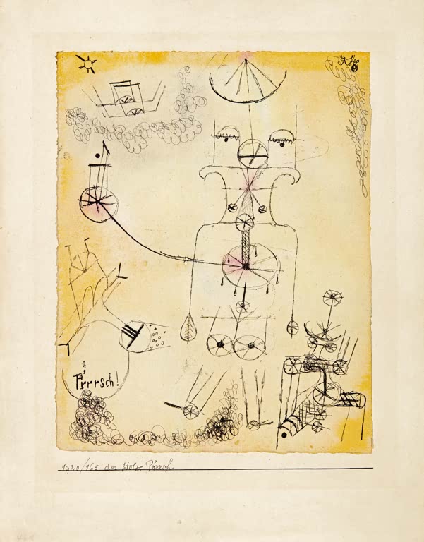 Kunstdruck „Der stolze P'rrrsch“ von Paul Klee