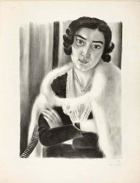 Kunstdruck von Henri Matisse: Der weiße Fuchs in einer ausdrucksstarken künstlerischen Darstellung.