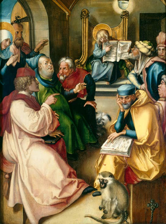 Kunstdruck „Der zwölfjährige Jesus im Tempel“ von Albrecht Dürer