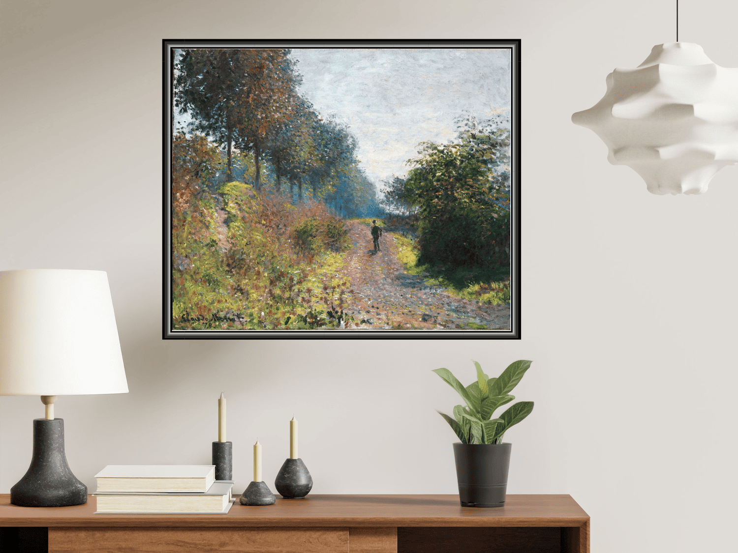 Der geschützte Weg | Claude Monet