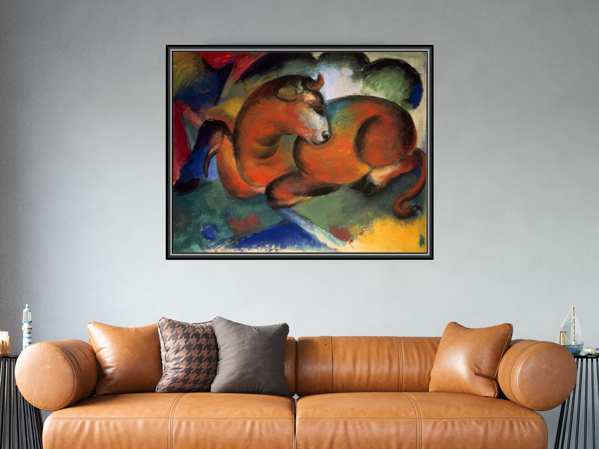 Der rote Stier | Franz Marc