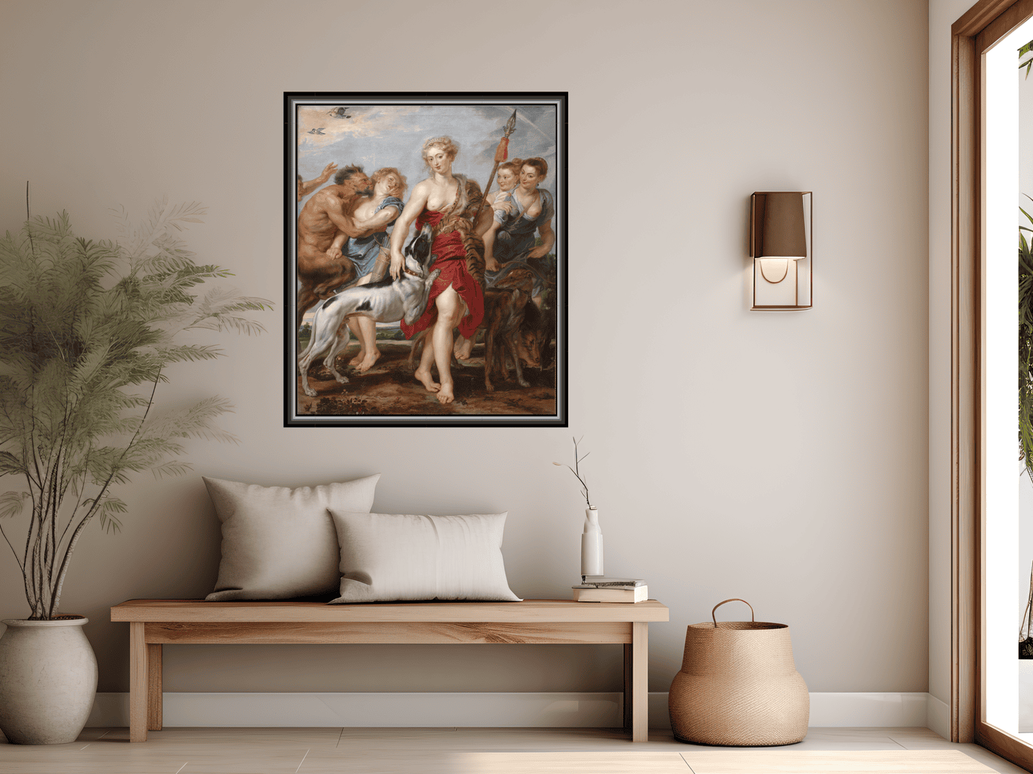 Diana und ihre Nymphen auf dem Weg zur Jagd | Peter Paul Rubens