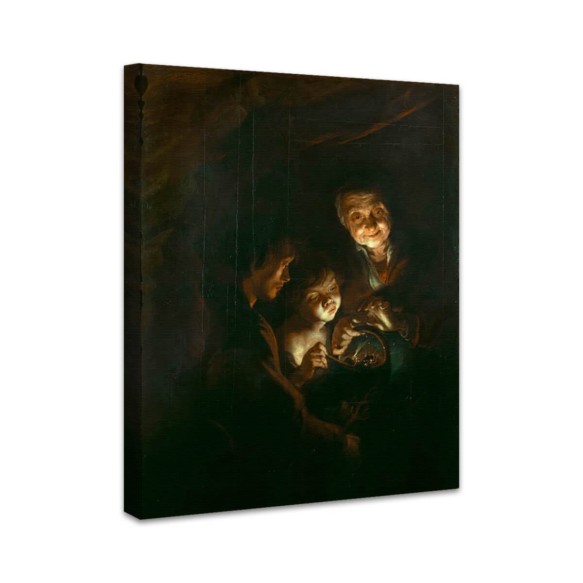 Die Alte mit dem Kohlebecken | Peter Paul Rubens