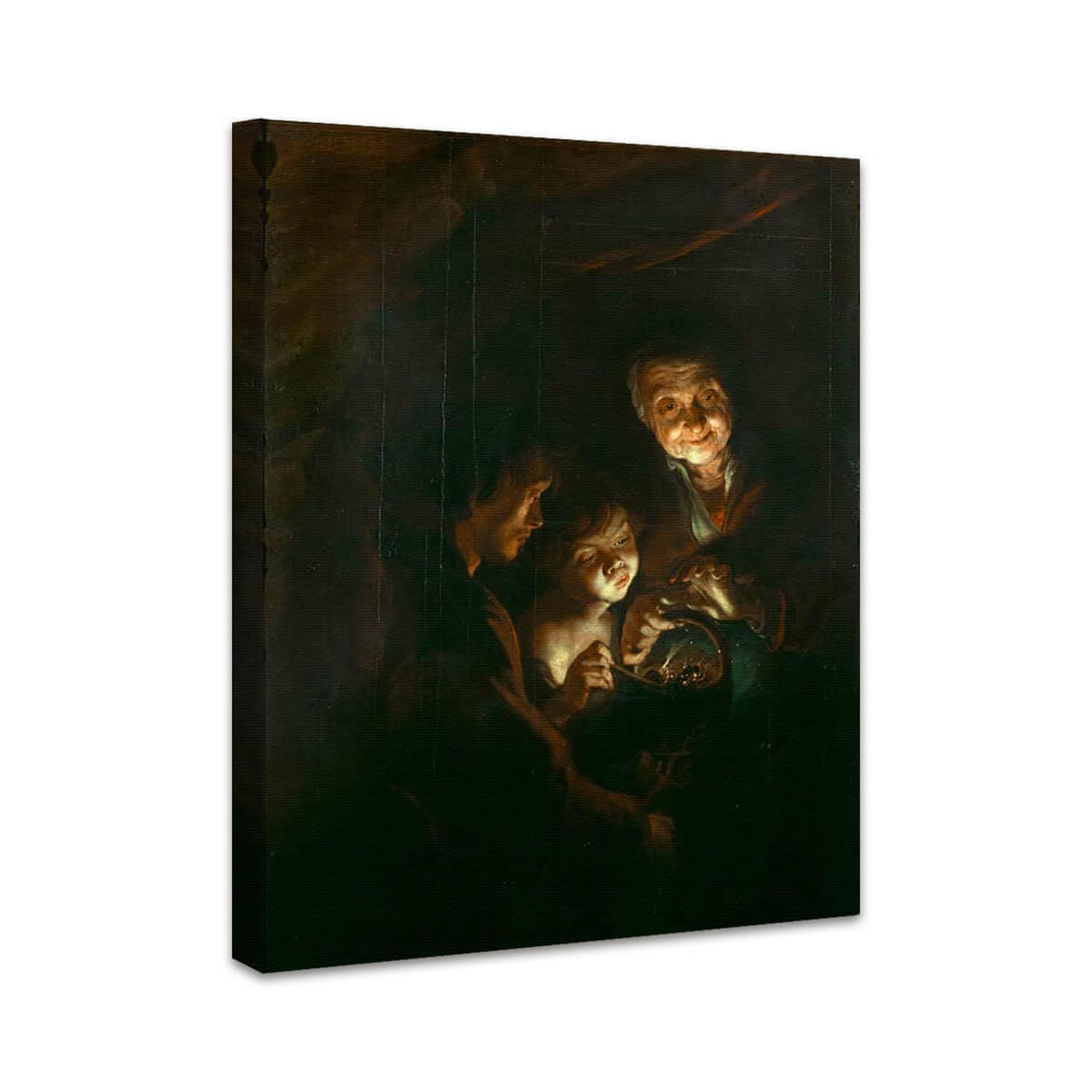 Die Alte mit dem Kohlebecken | Peter Paul Rubens