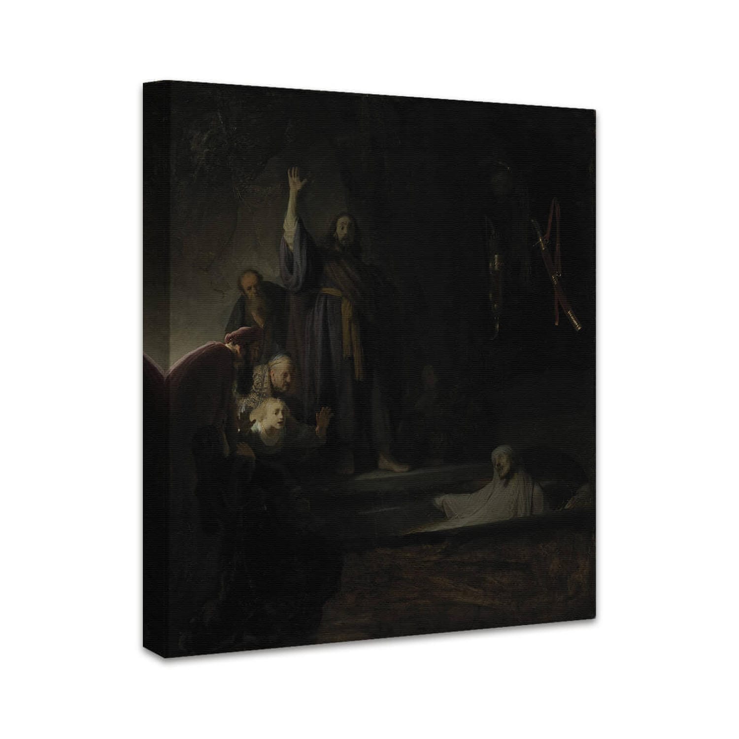Die Auferweckung des Lazarus | Rembrandt van Rijn