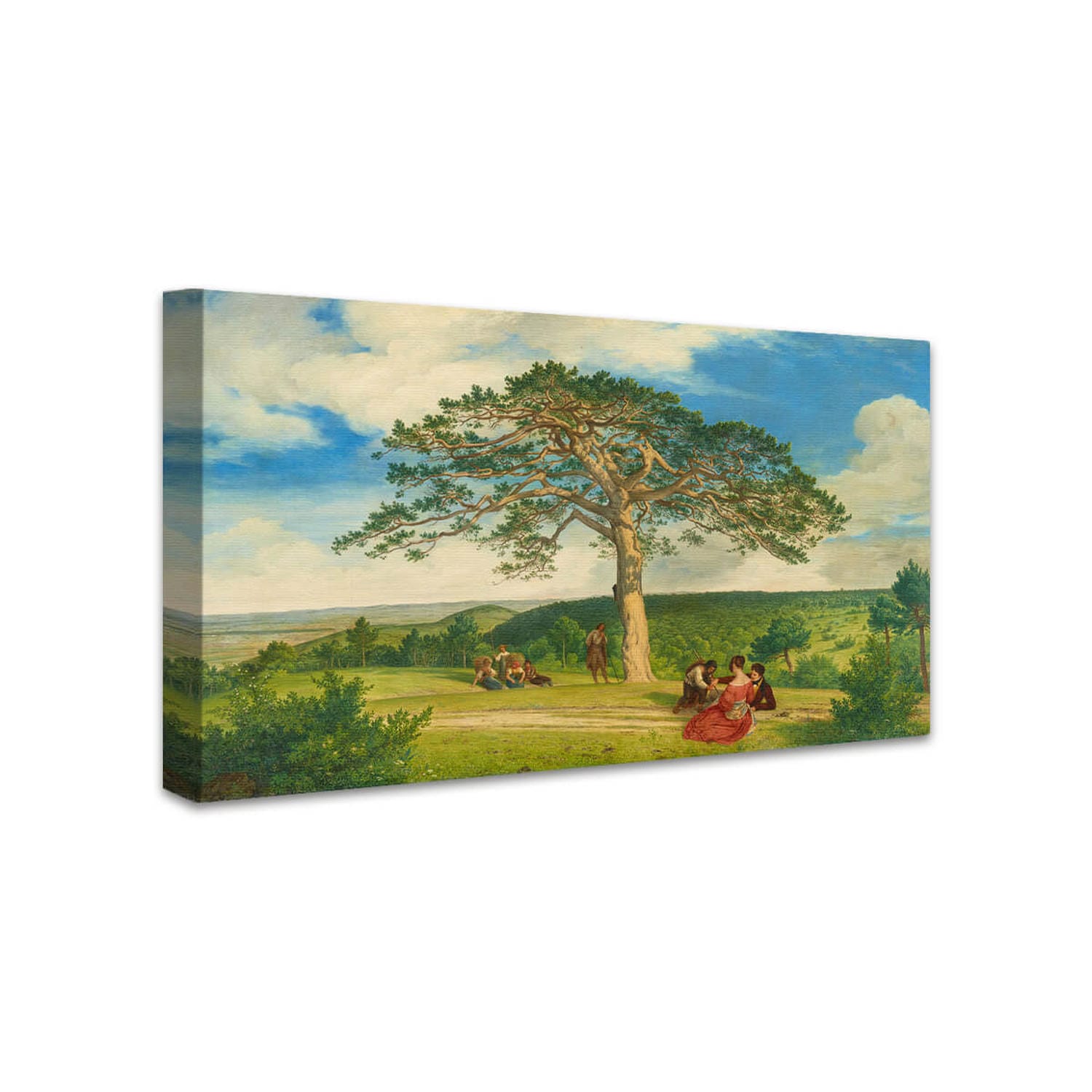 Die Breite Föhre nächst der Brühl bei Mödling | Ludwig Ferdinand Schnorr von Carolsfeld