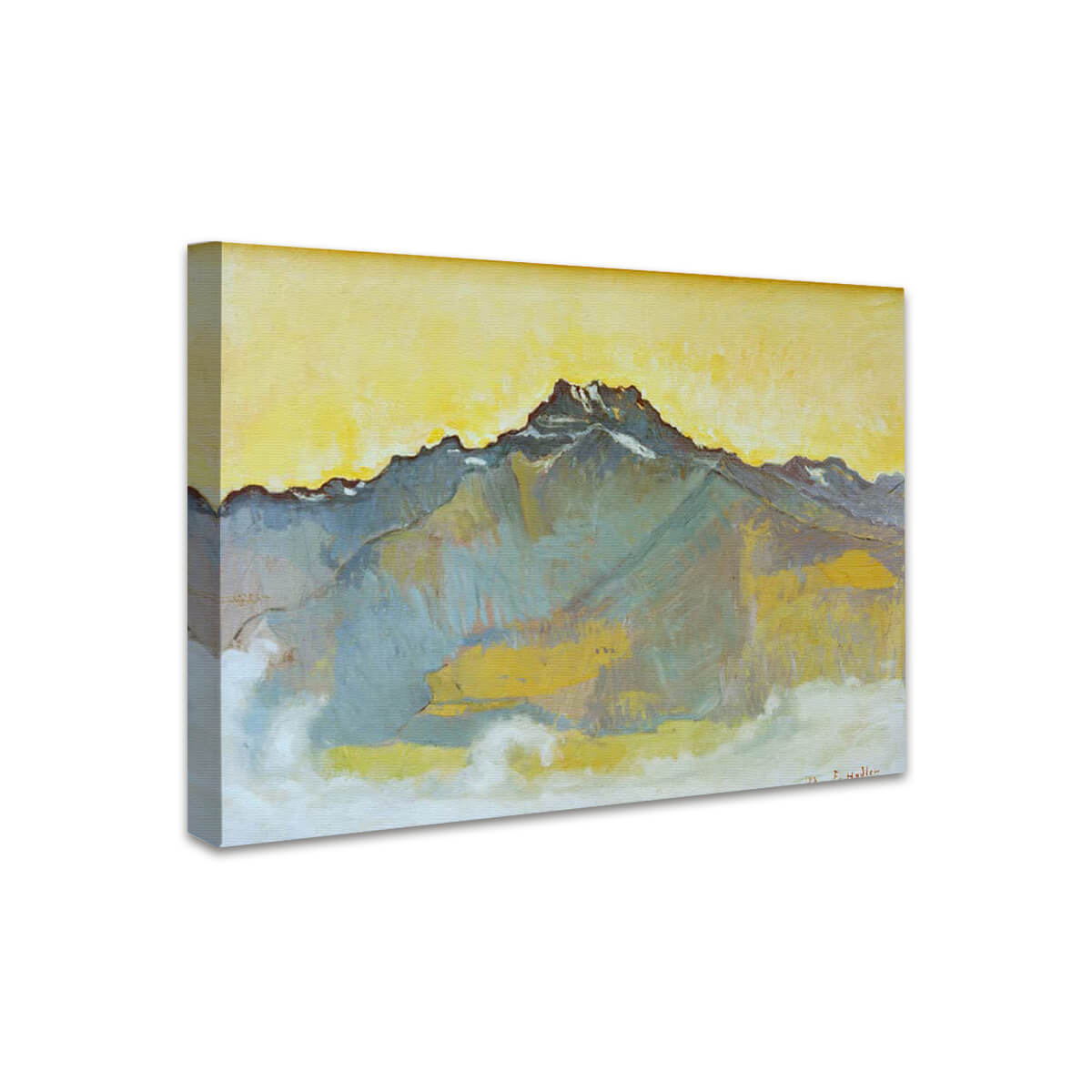 Die Dents du Midi von Chesière aus | Ferdinand Hodler