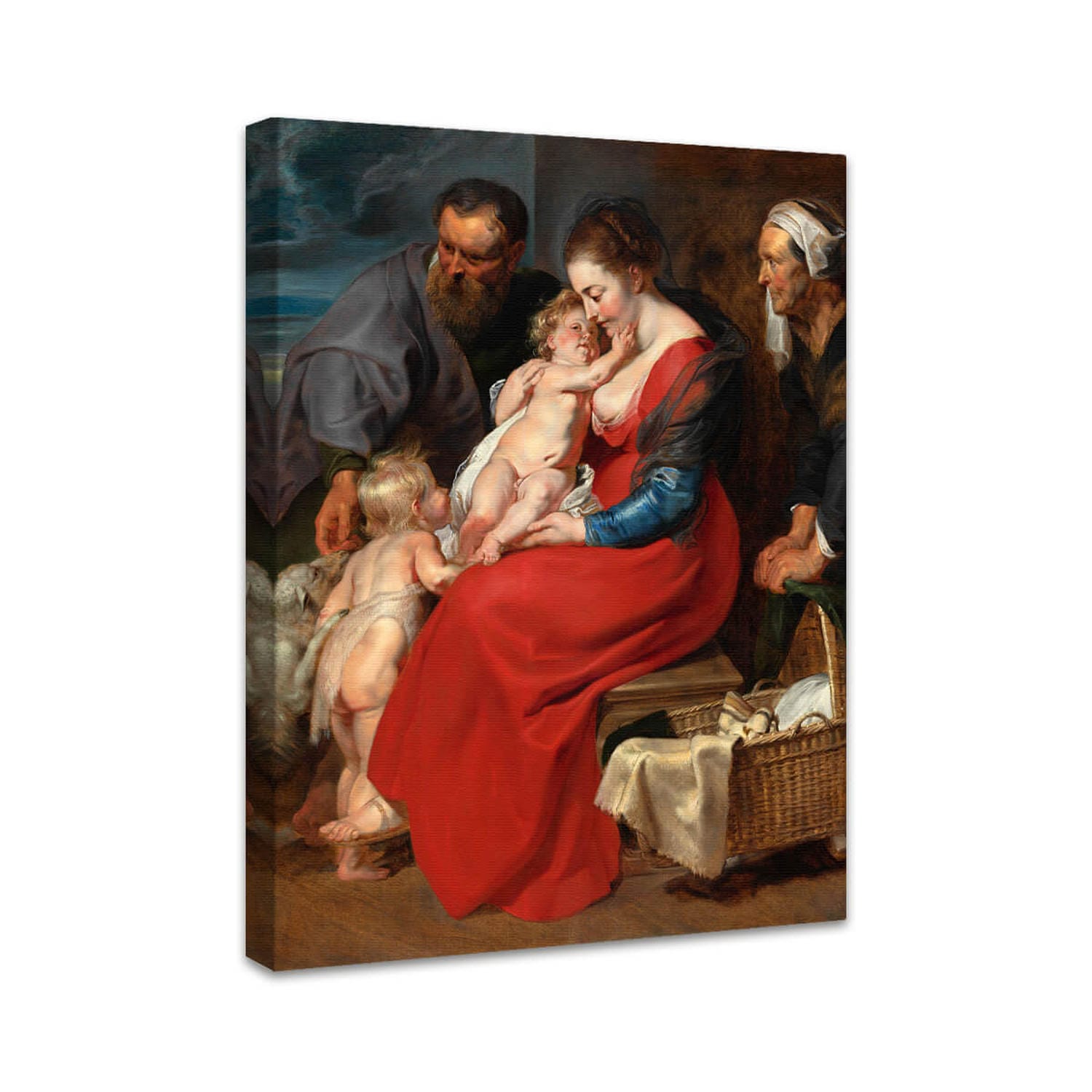 Die Heilige Familie mit den Heiligen Elisabeth und Johannes dem Täufer | Peter Paul Rubens