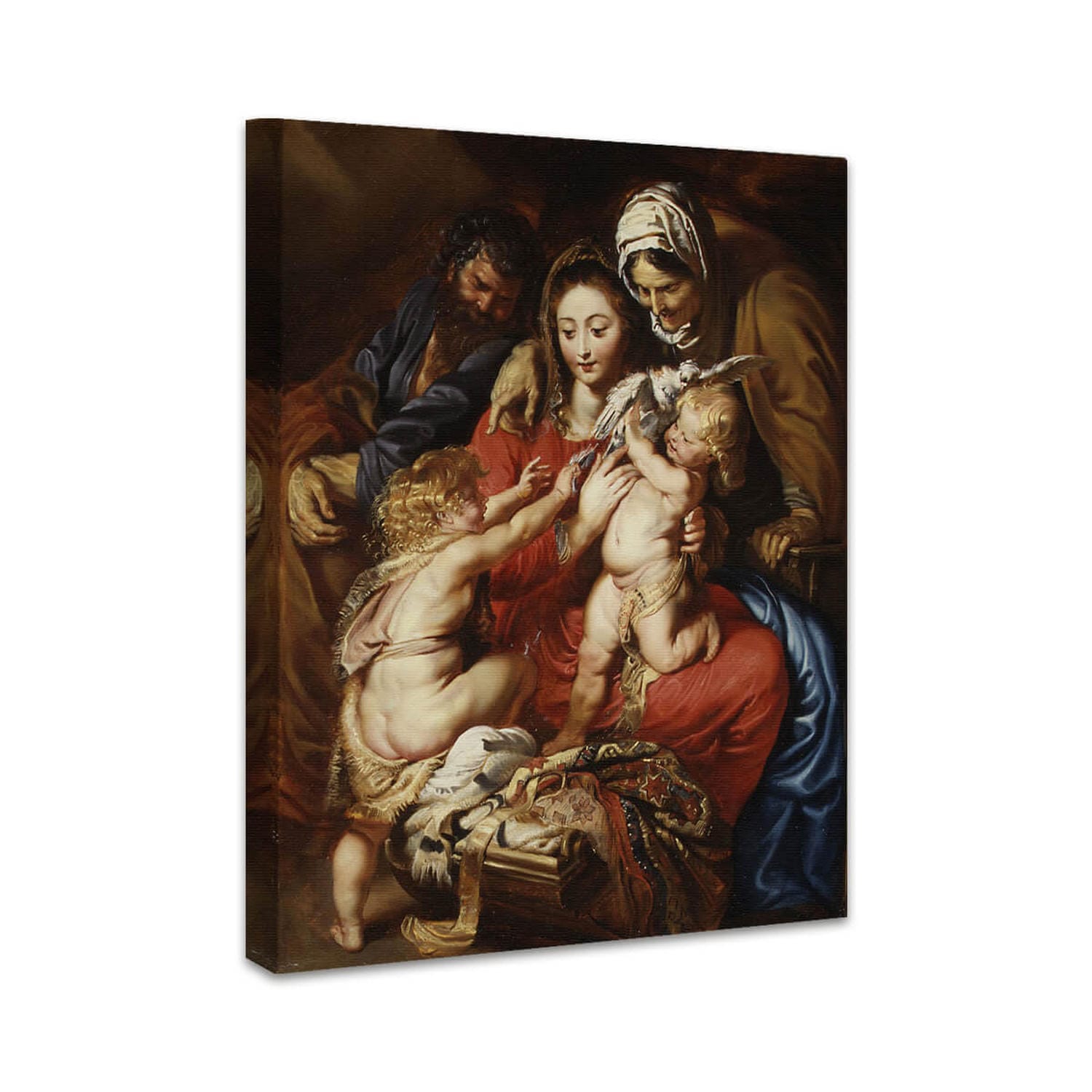 Die Heilige Familie mit den Heiligen Franziskus und Anna und dem kleinen Johannes dem Täufer | Peter Paul Rubens