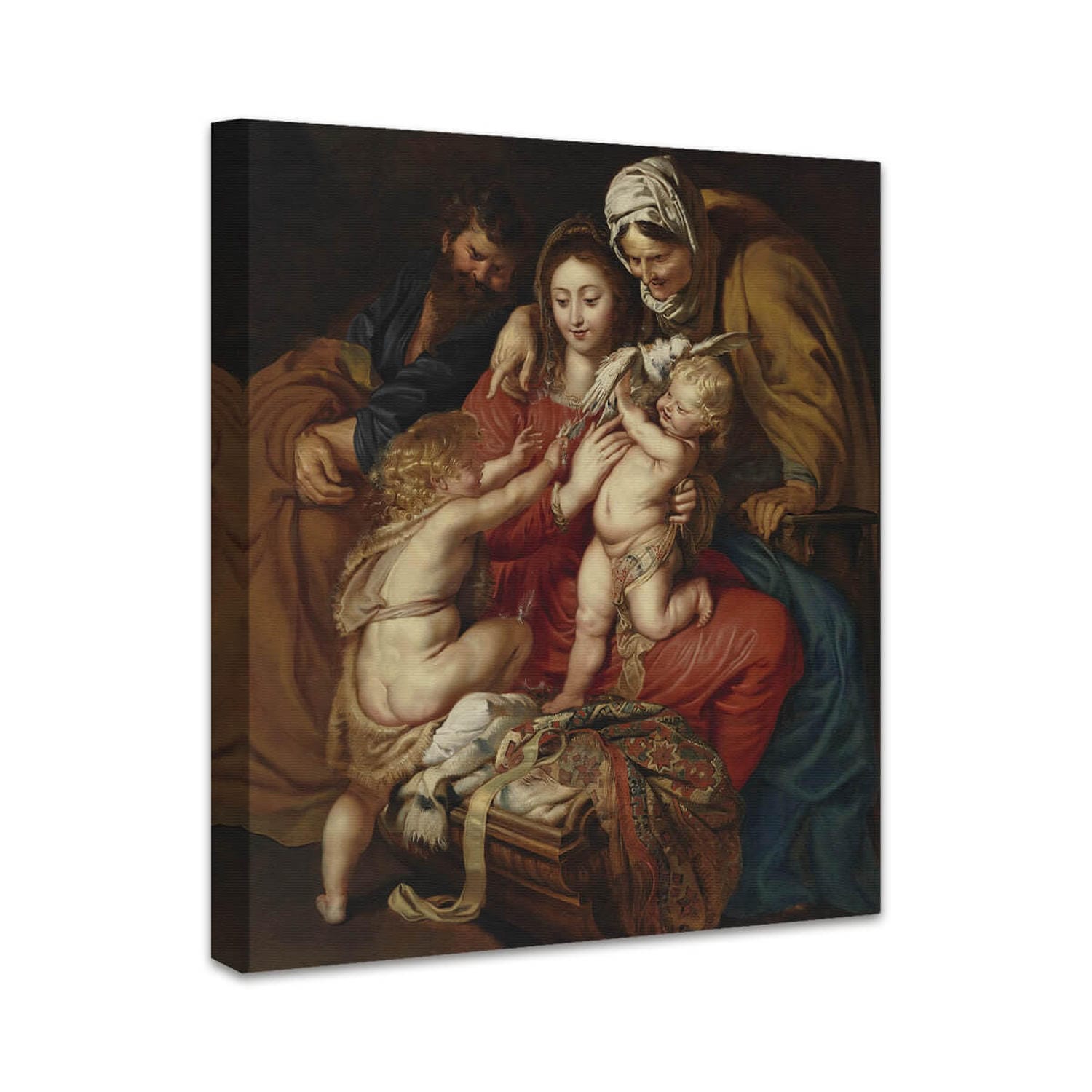 Die Heilige Familie mit der Heiligen Elisabeth, dem Heiligen Johannes und einer Taube | Peter Paul Rubens