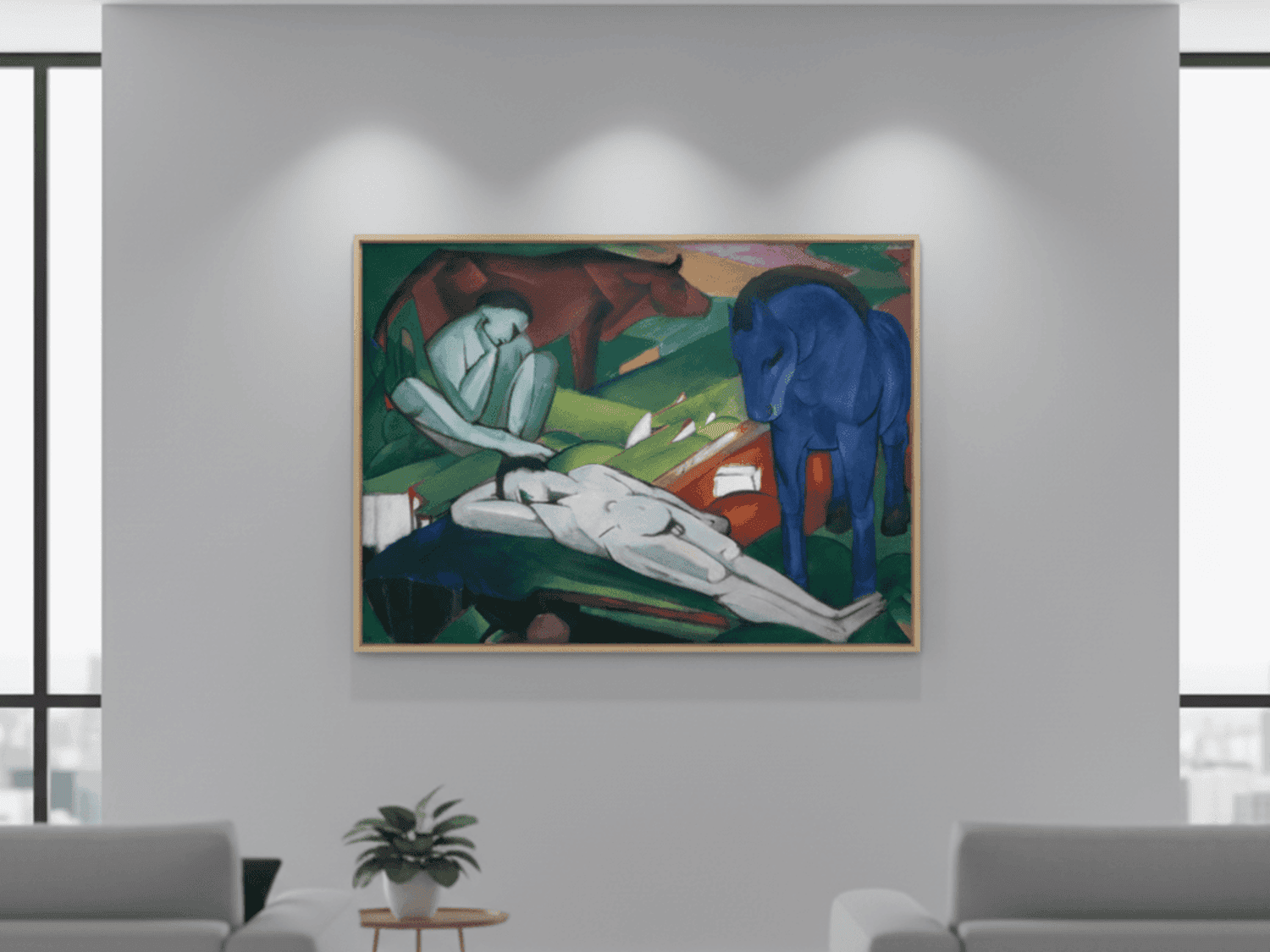 Die Hirten | Franz Marc