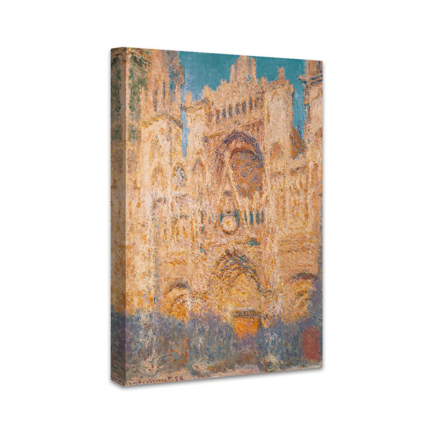 Die Kathedrale von Rouen am Abend | Claude Monet