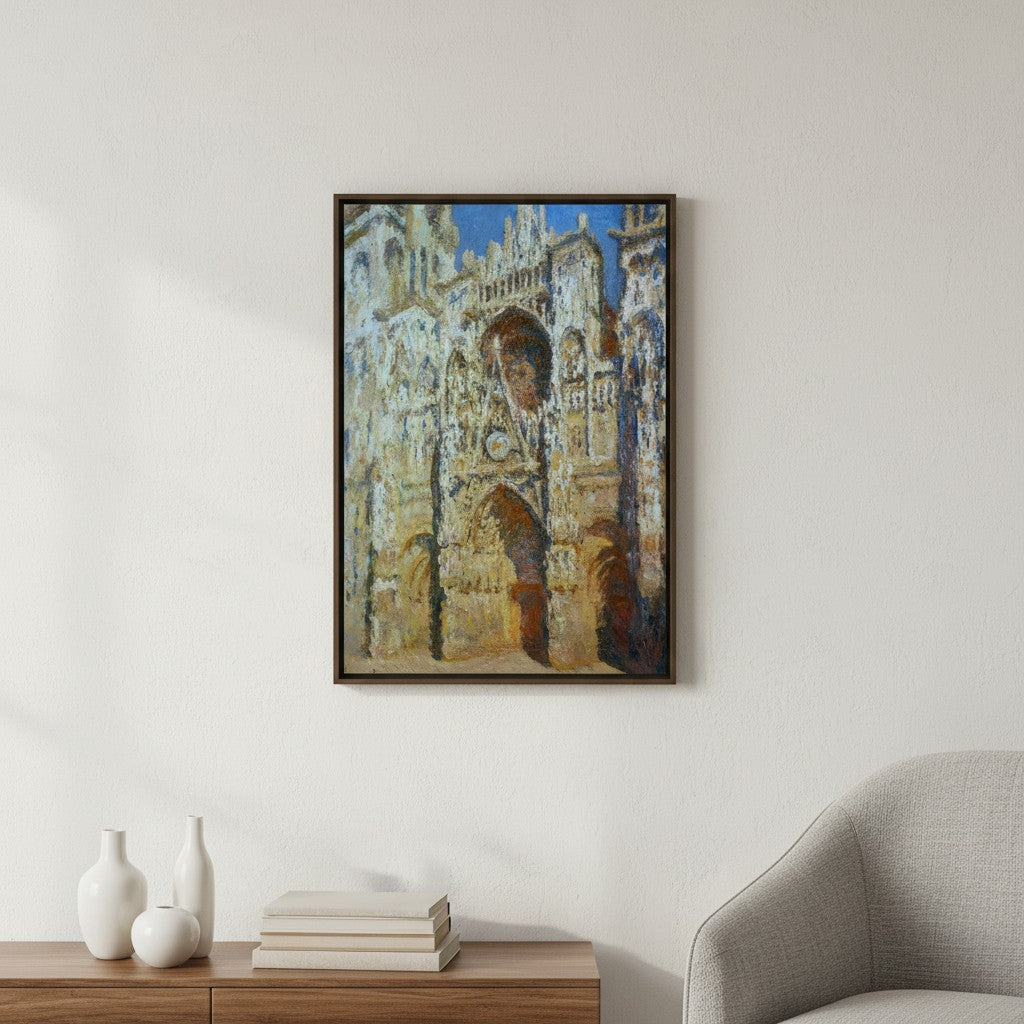 Die Kathedrale von Rouen, in voller Sonne | Claude Monet