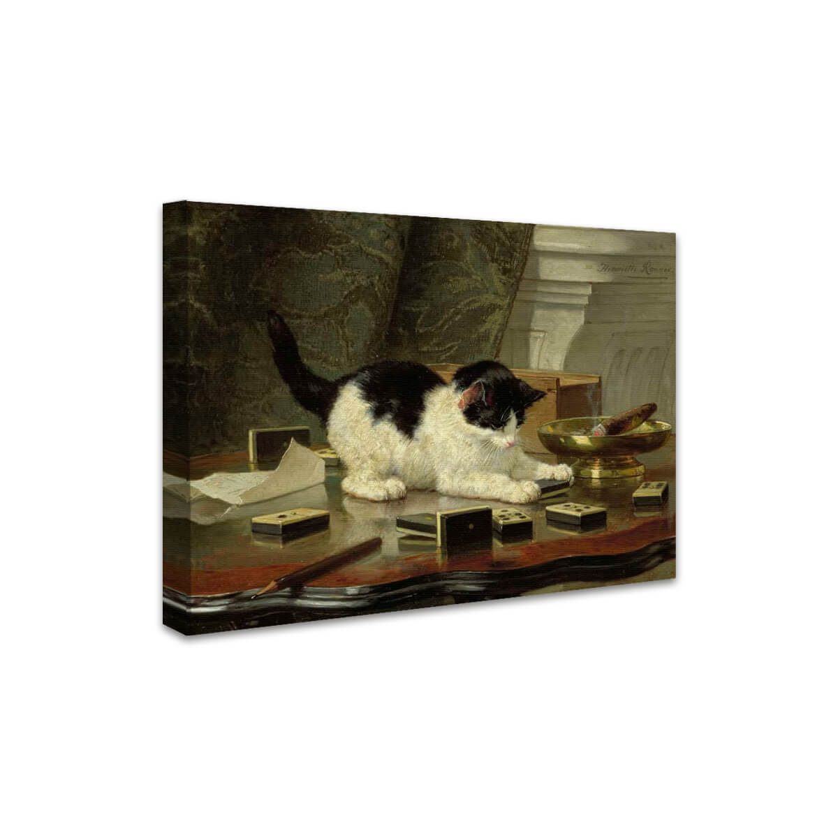 Die Katze beim Spielen | Henriëtte Ronner-Knip