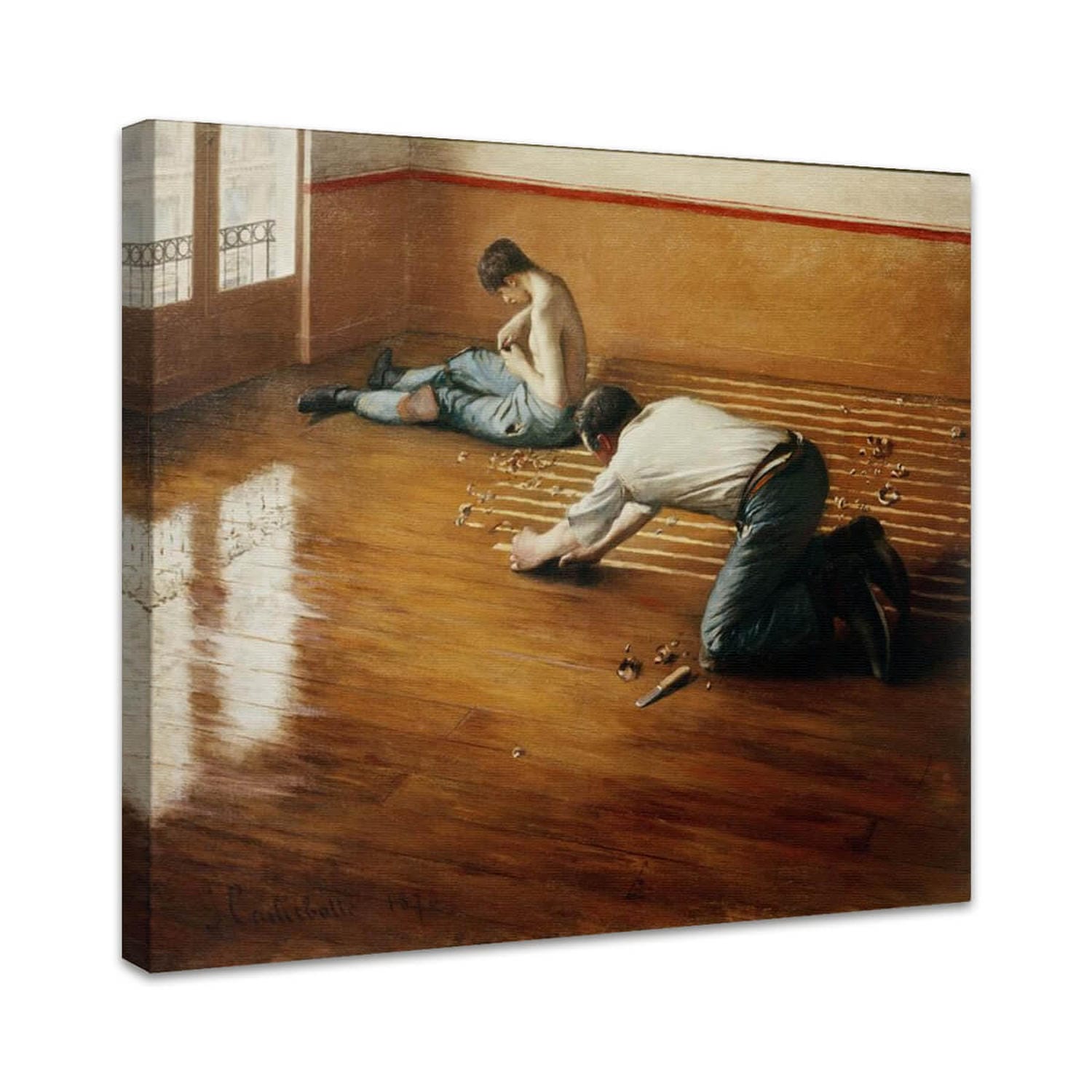 Die Parkettschleifer | Gustave Caillebotte