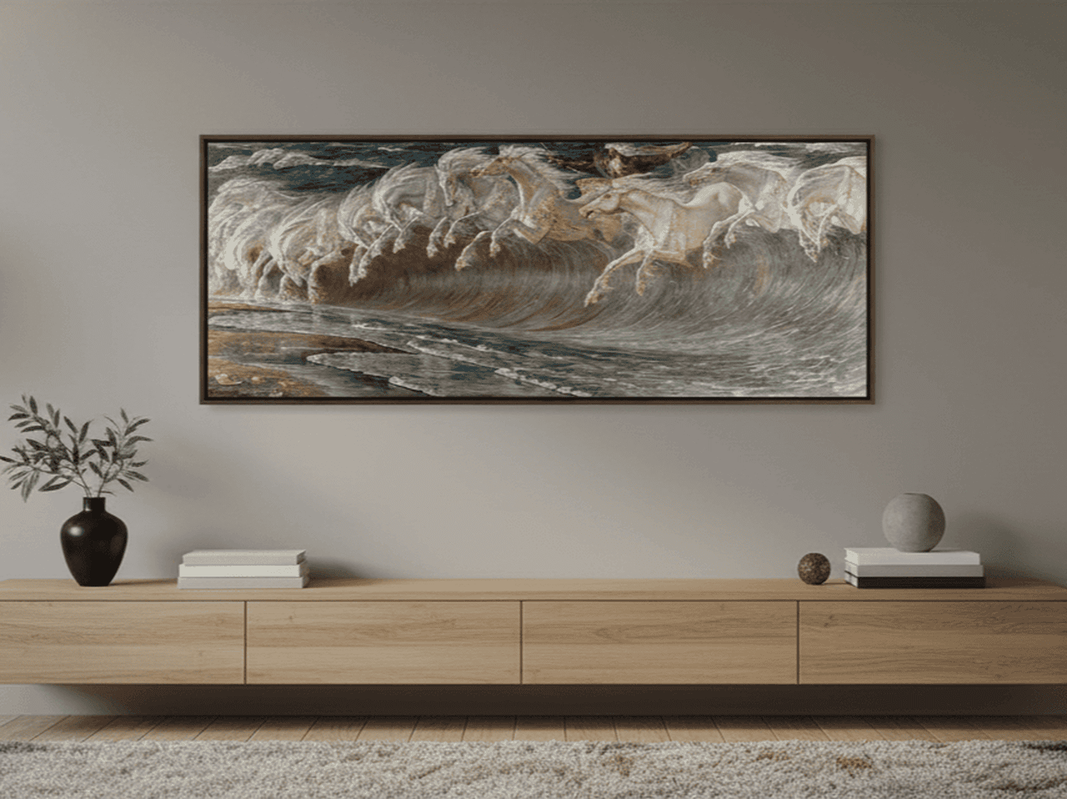 Die Pferde des Neptun | Walter Crane