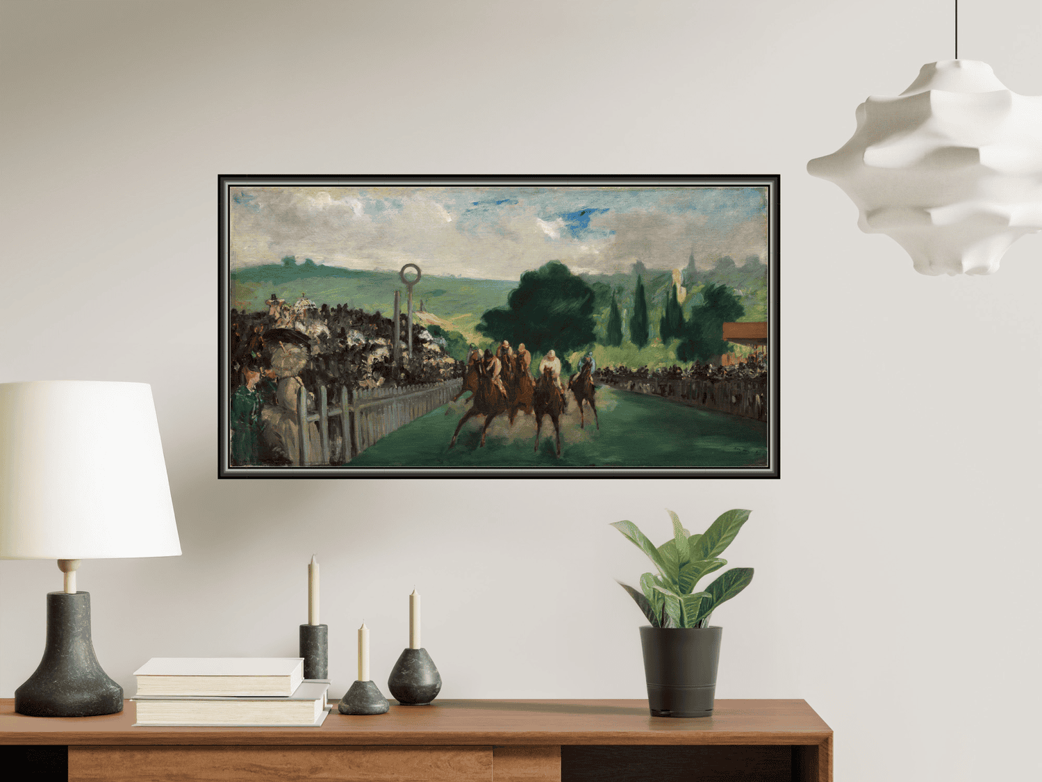 Die Rennen in Longchamp | Édouard Manet