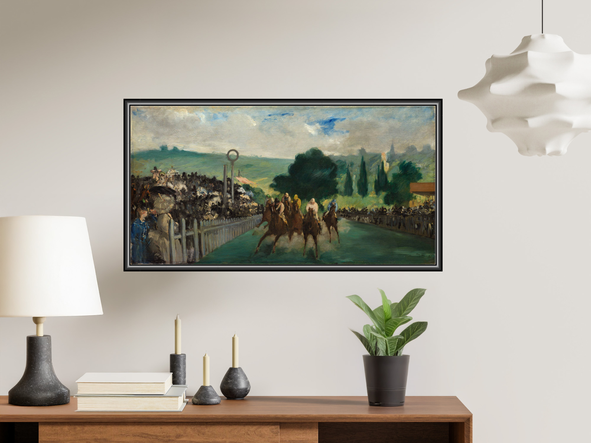Die Rennen in Longchamp | Édouard Manet