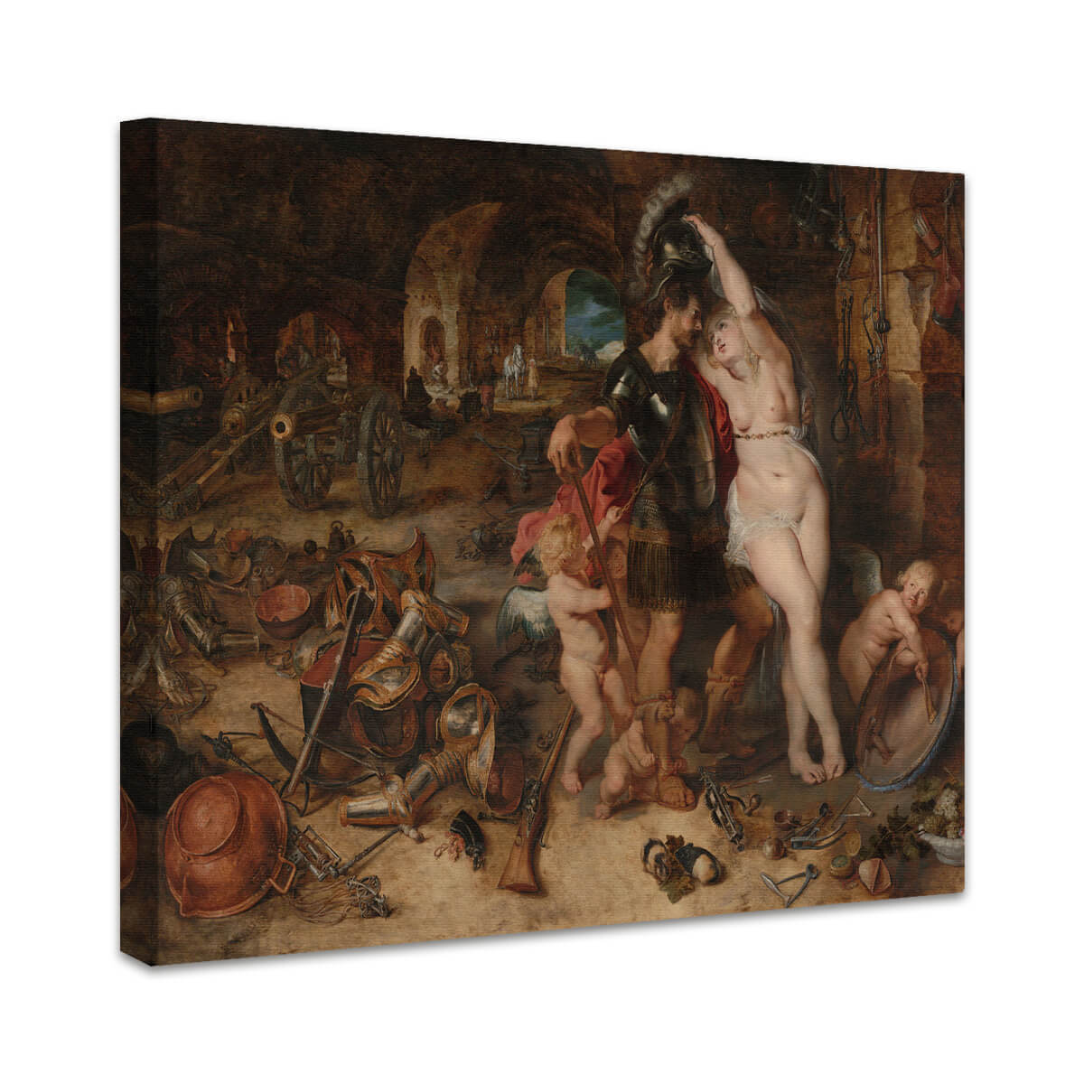 Die Rückkehr vom Krieg: Mars von Venus entwaffnet | Peter Paul Rubens & Jan Brueghel d. Ä.