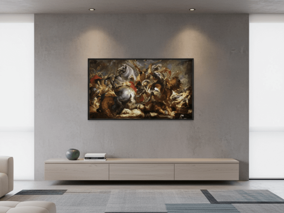 Die Schlacht. Desius Mus wird tödlich verletzt | Peter Paul Rubens