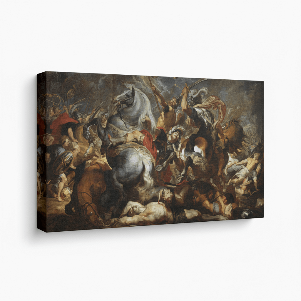 Die Schlacht. Desius Mus wird tödlich verletzt | Peter Paul Rubens