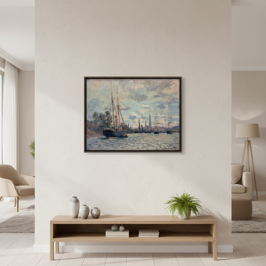 Die Seine bei Rouen | Claude Monet