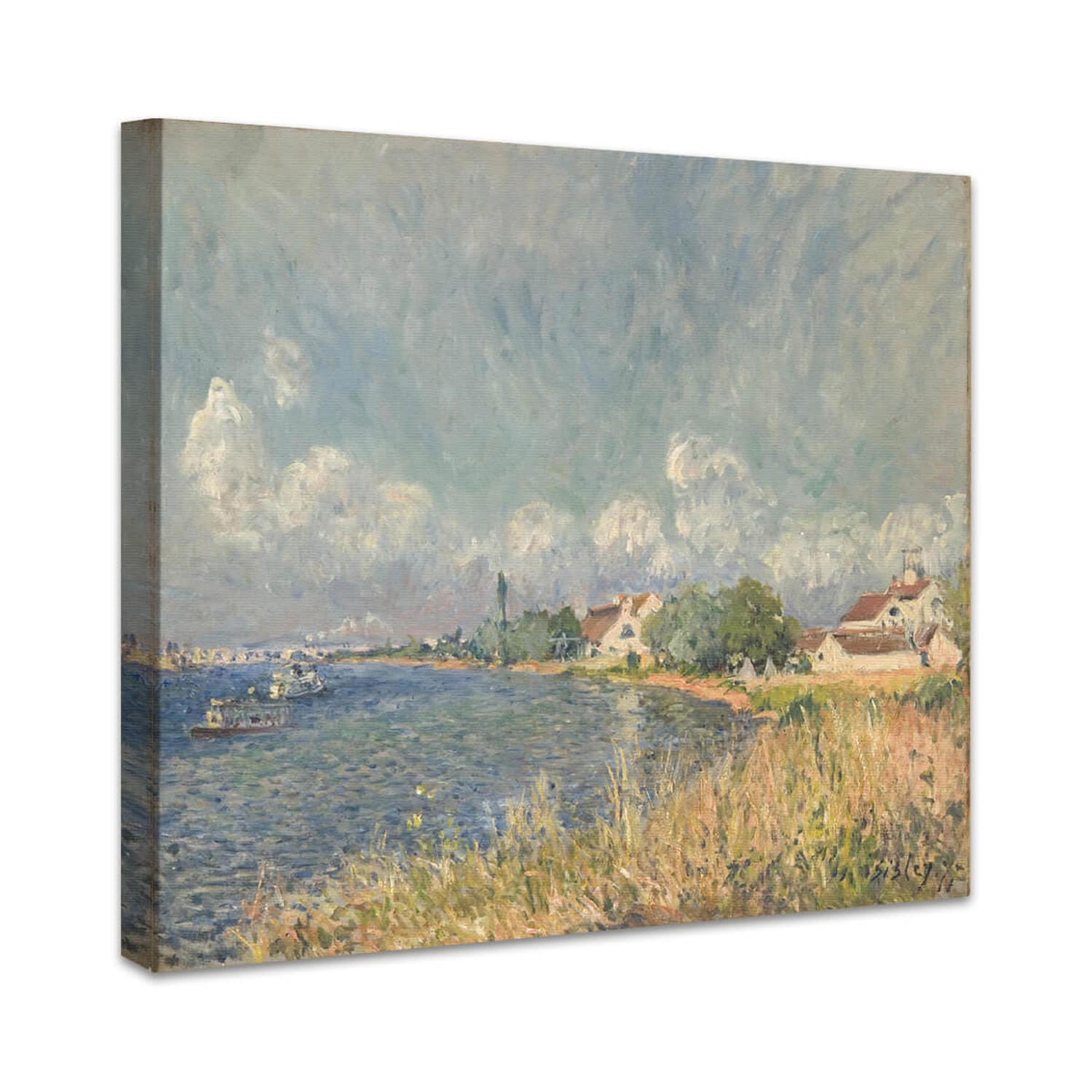Die Seine in Billancourt | Alfred Sisley