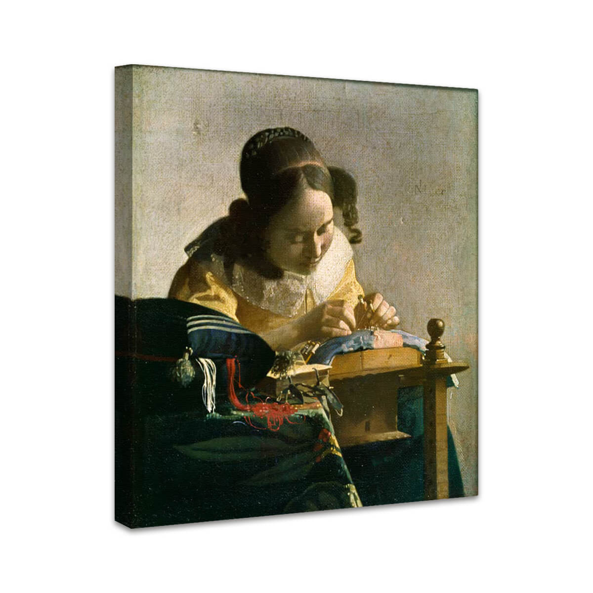 Die Spitzenklöpplerin | Johannes Vermeer