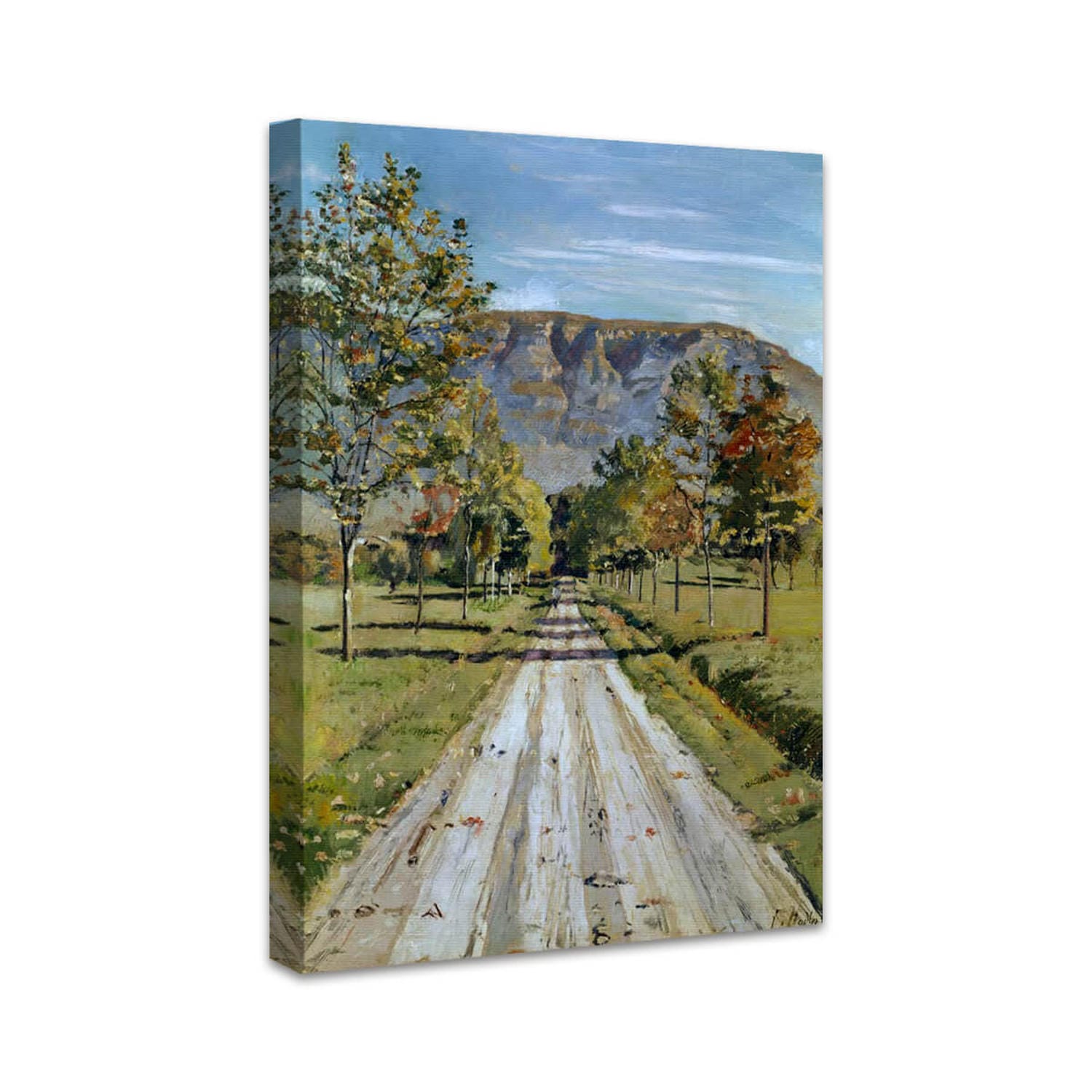 Die Straße nach Evordes | Ferdinand Hodler