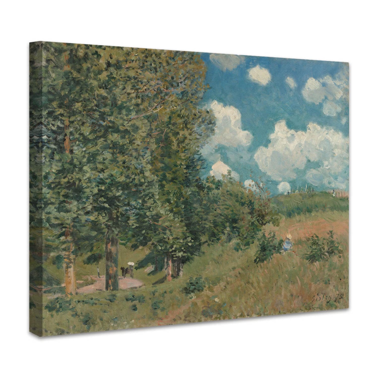 Die Straße von Versailles nach Saint-Germain | Alfred Sisley