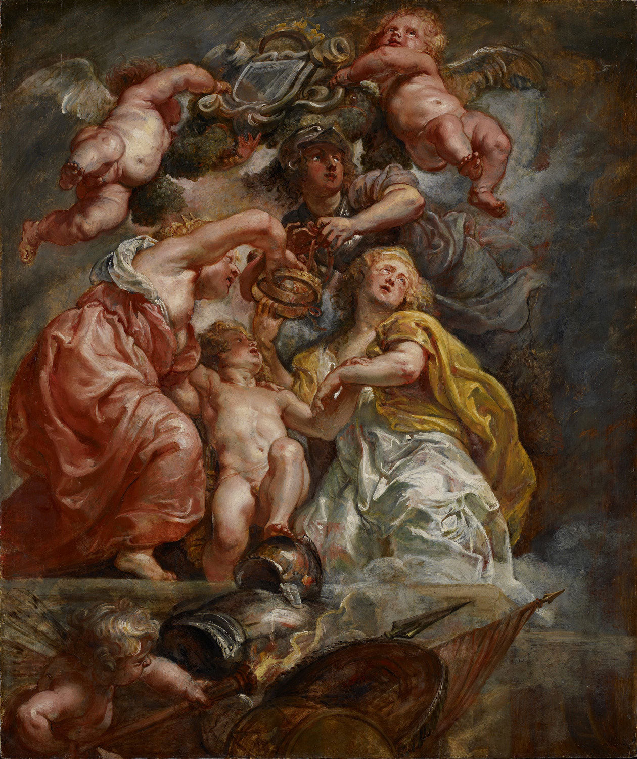 Die Vereinigung von England und Schottland (Charles I. als Prinz von Wales) | Peter Paul Rubens