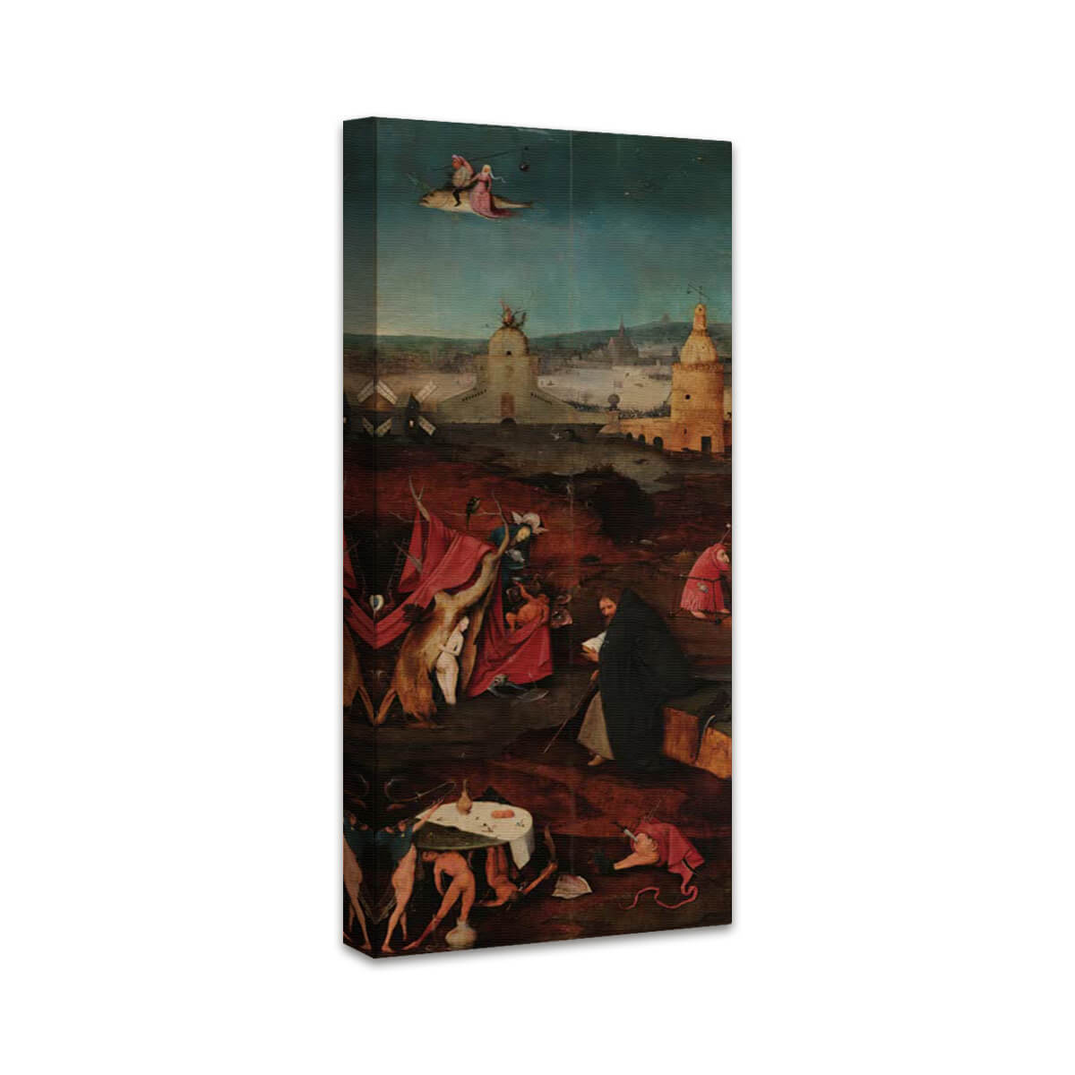 Die Versuchung des heiligen Antonius (rechter Flügel) | Hieronymus Bosch