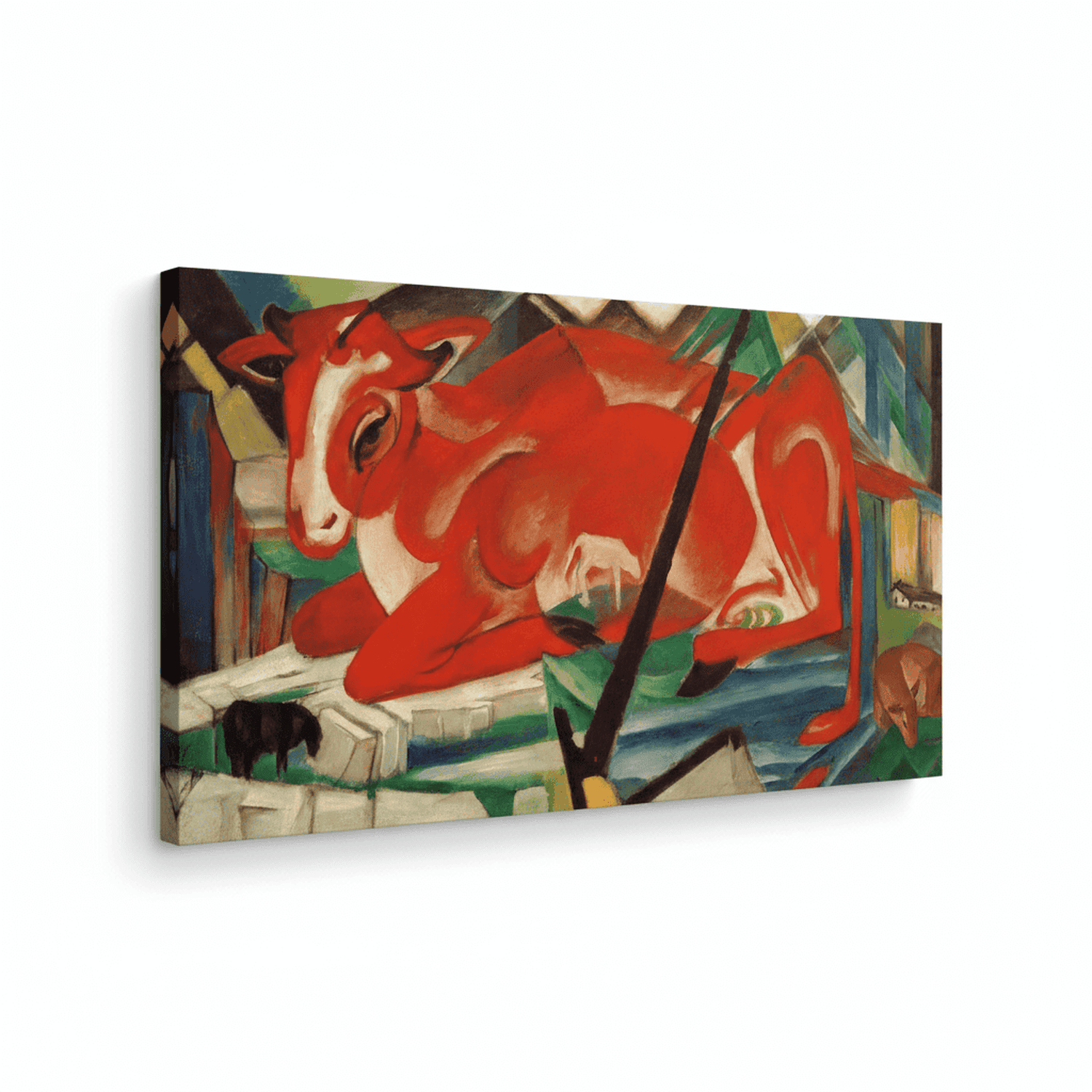 Die Weltenkuh | Franz Marc