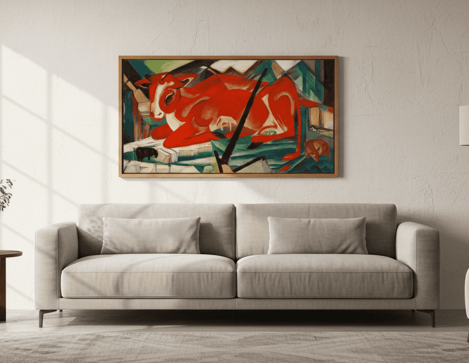 Die Weltenkuh | Franz Marc