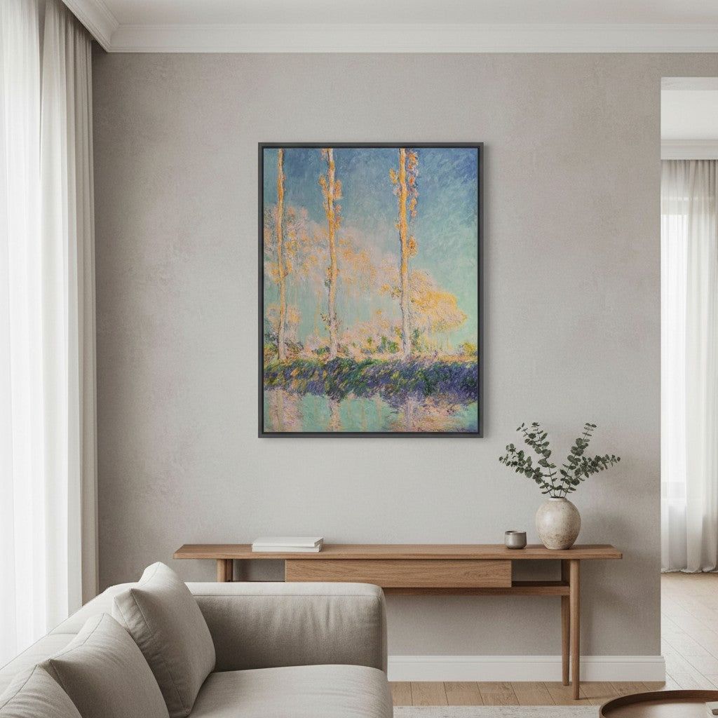 Die drei Pappeln | Claude Monet