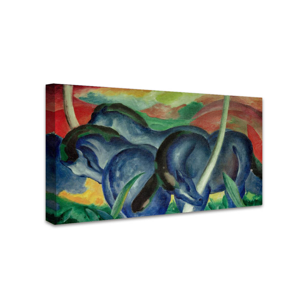 Die großen blauen Pferde | Franz Marc