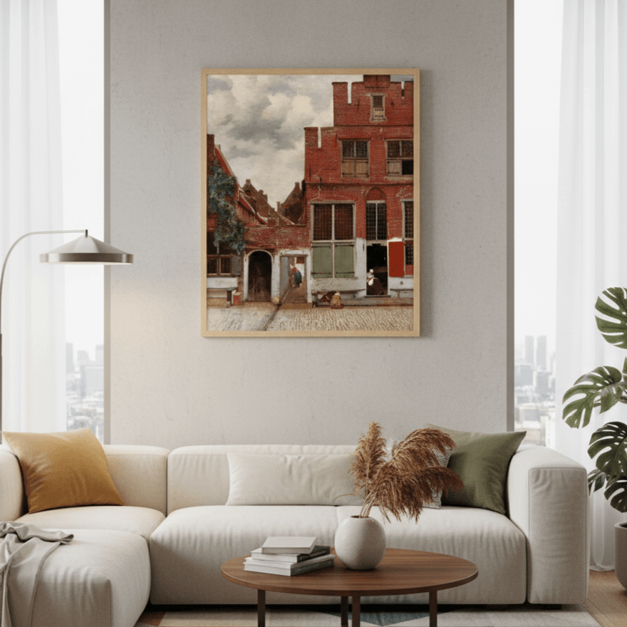 Die kleine Straße | Johannes Vermeer