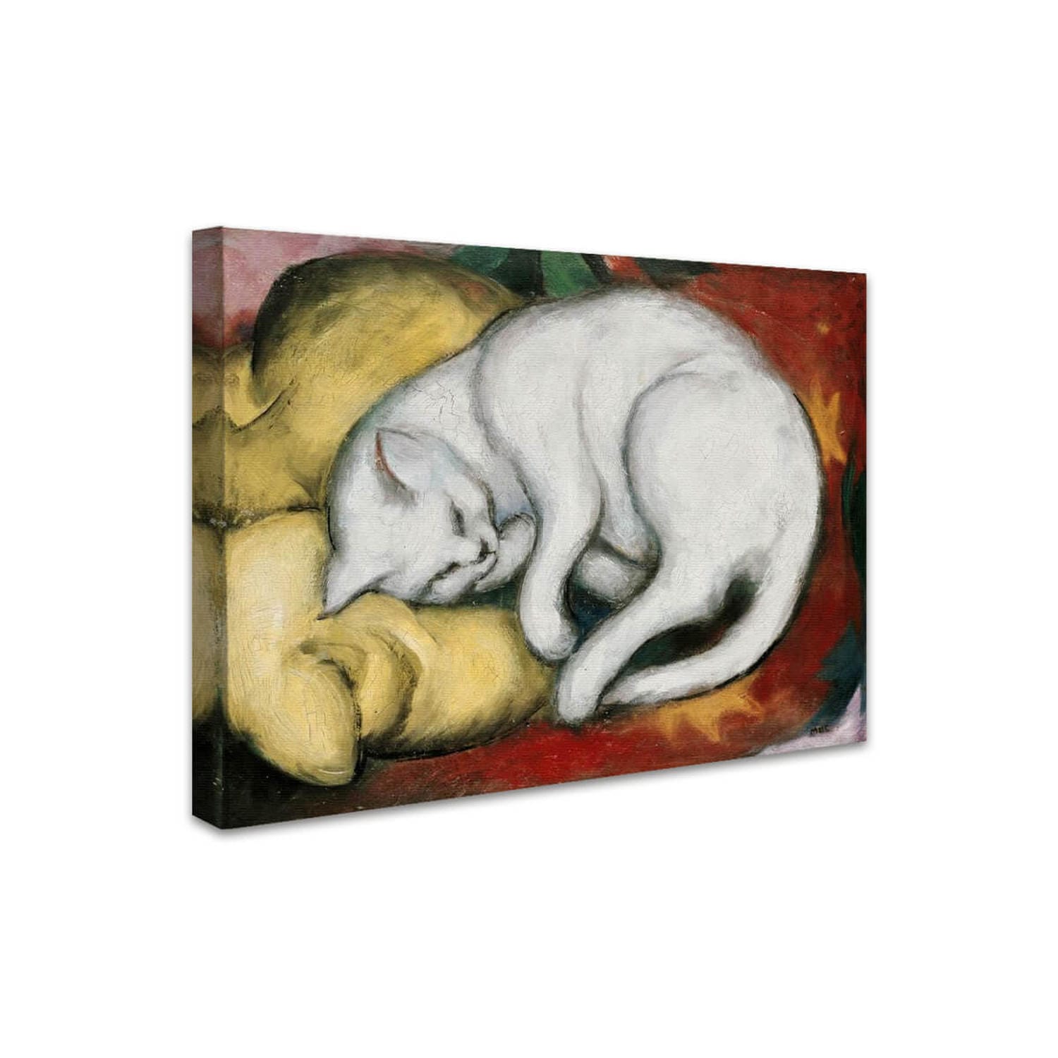 Die weiße Katze | Franz Marc