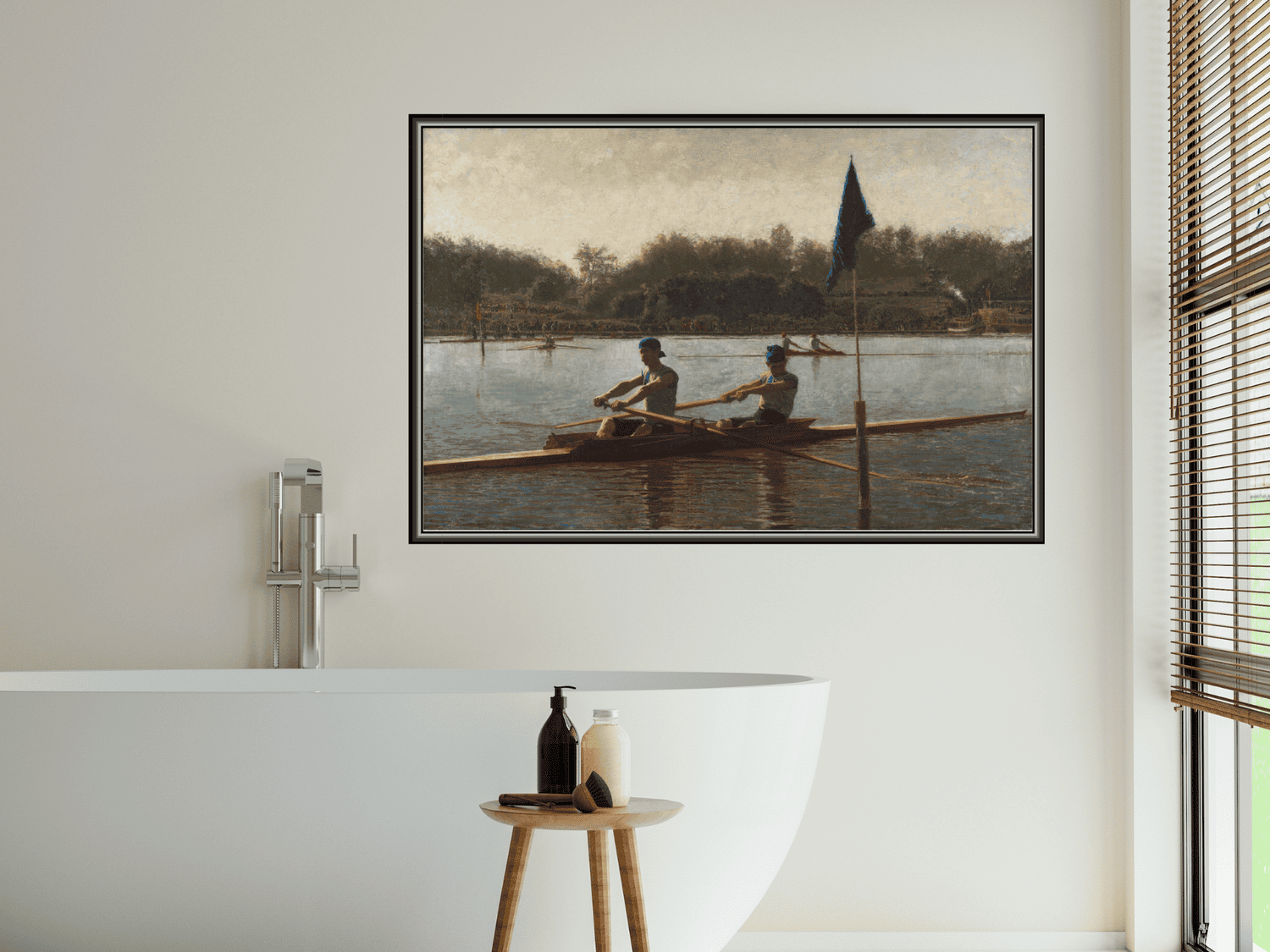 Die Biglin Brüder wenden am Pfahl | Thomas Eakins