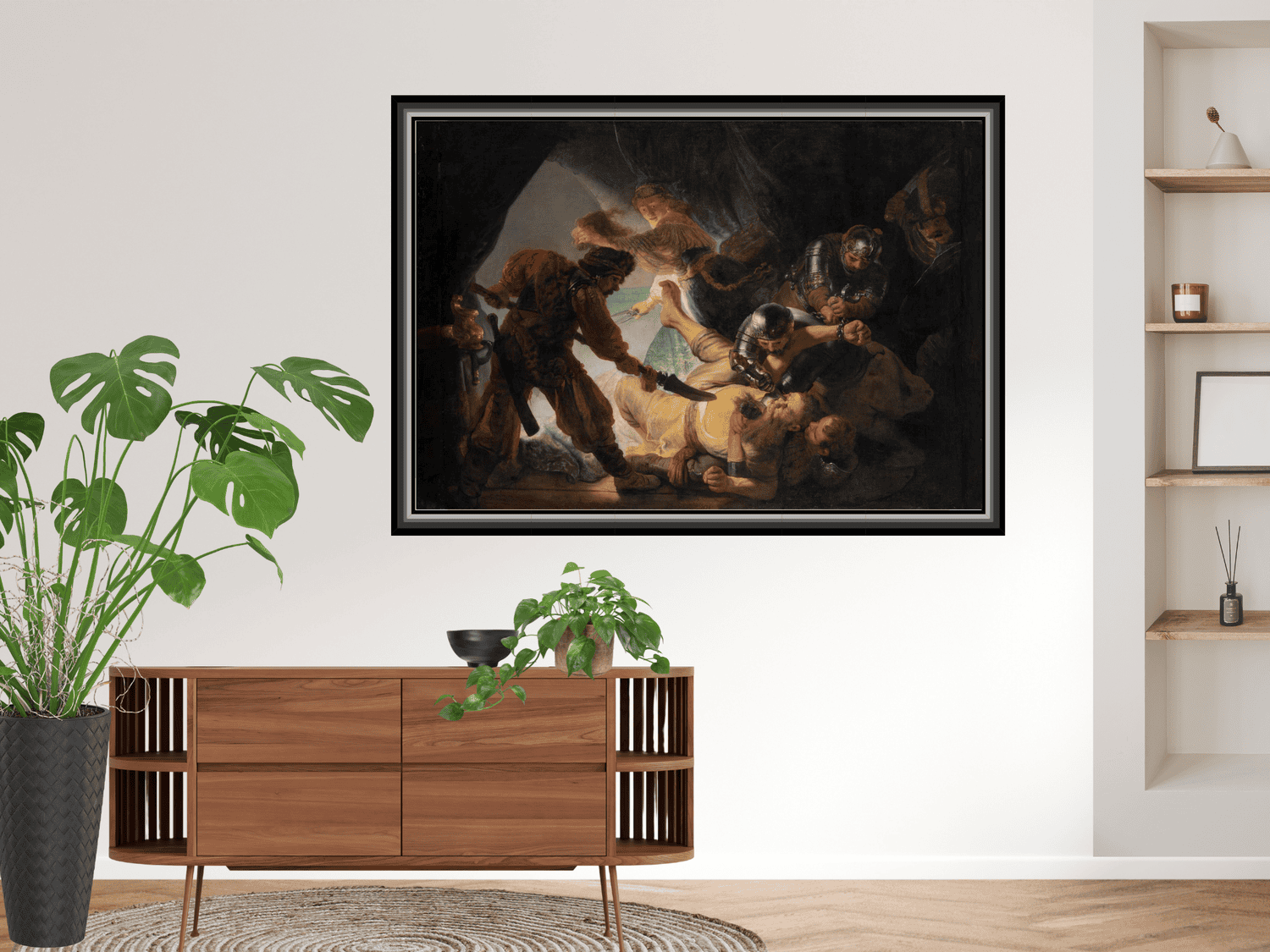 Die Blendung Simsons | Rembrandt van Rijn