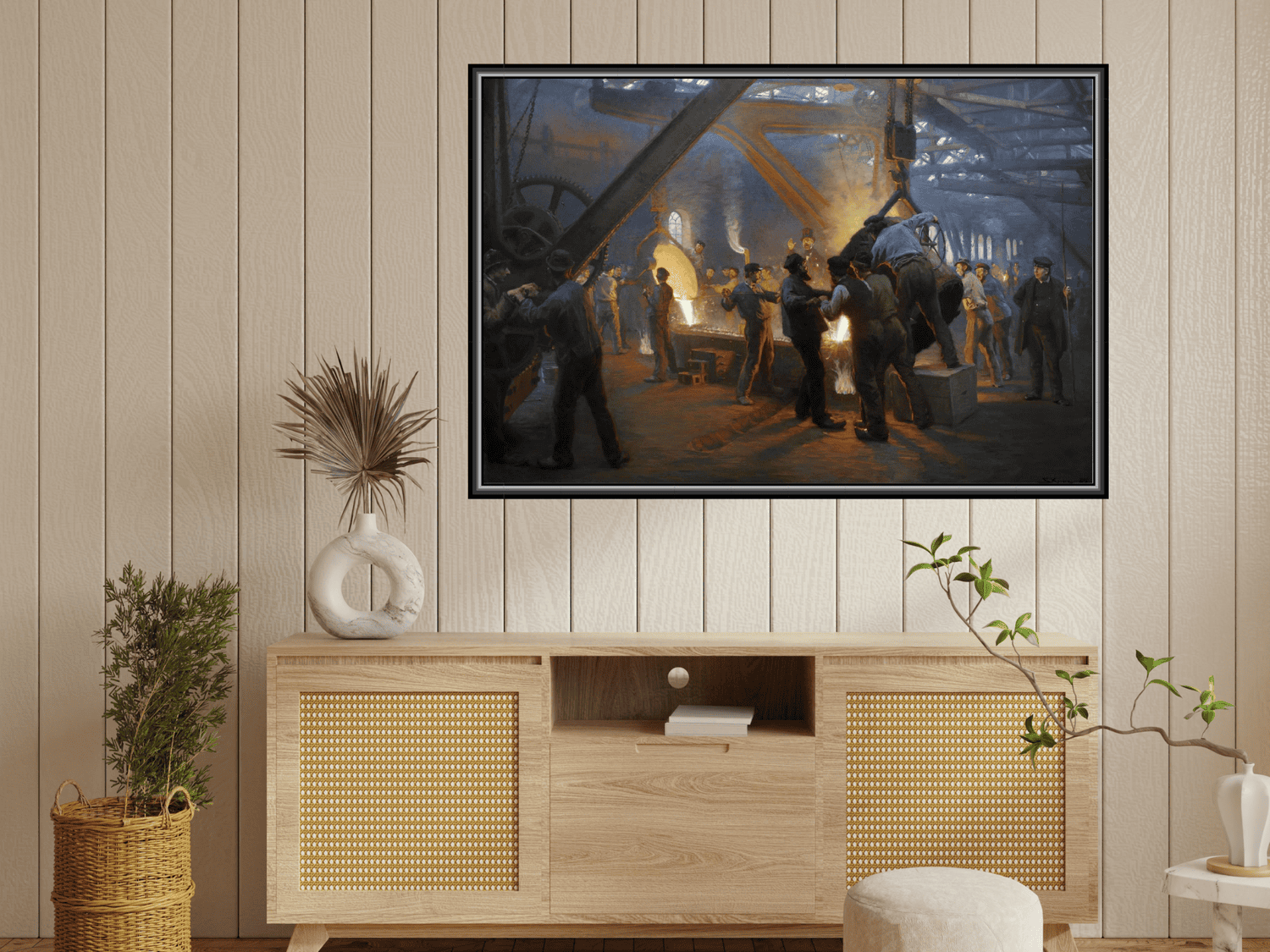 Die Eisengießerei, Burmeister und Wain | Peder Severin Krøyer