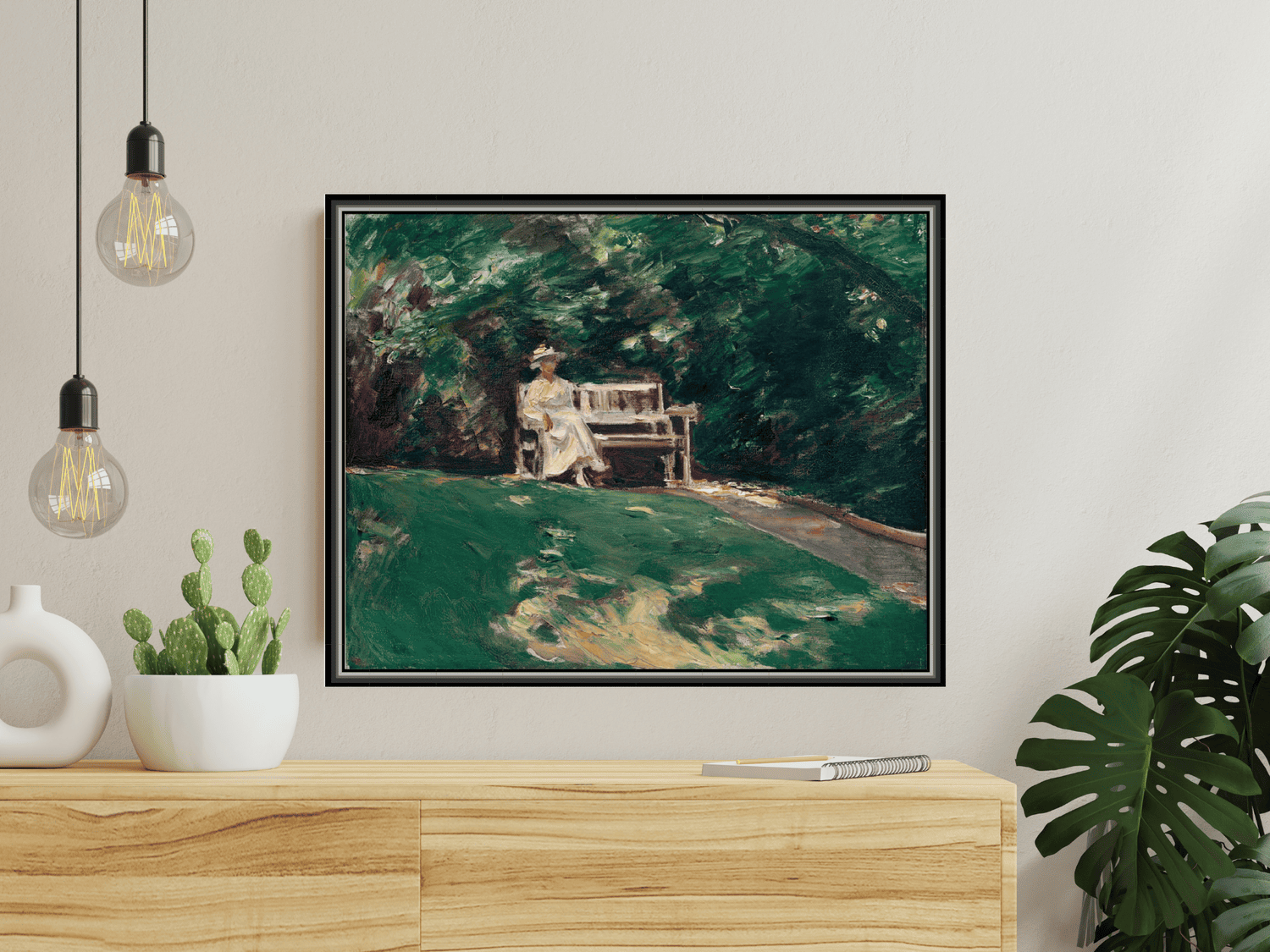 Die Gartenbank | Max Liebermann