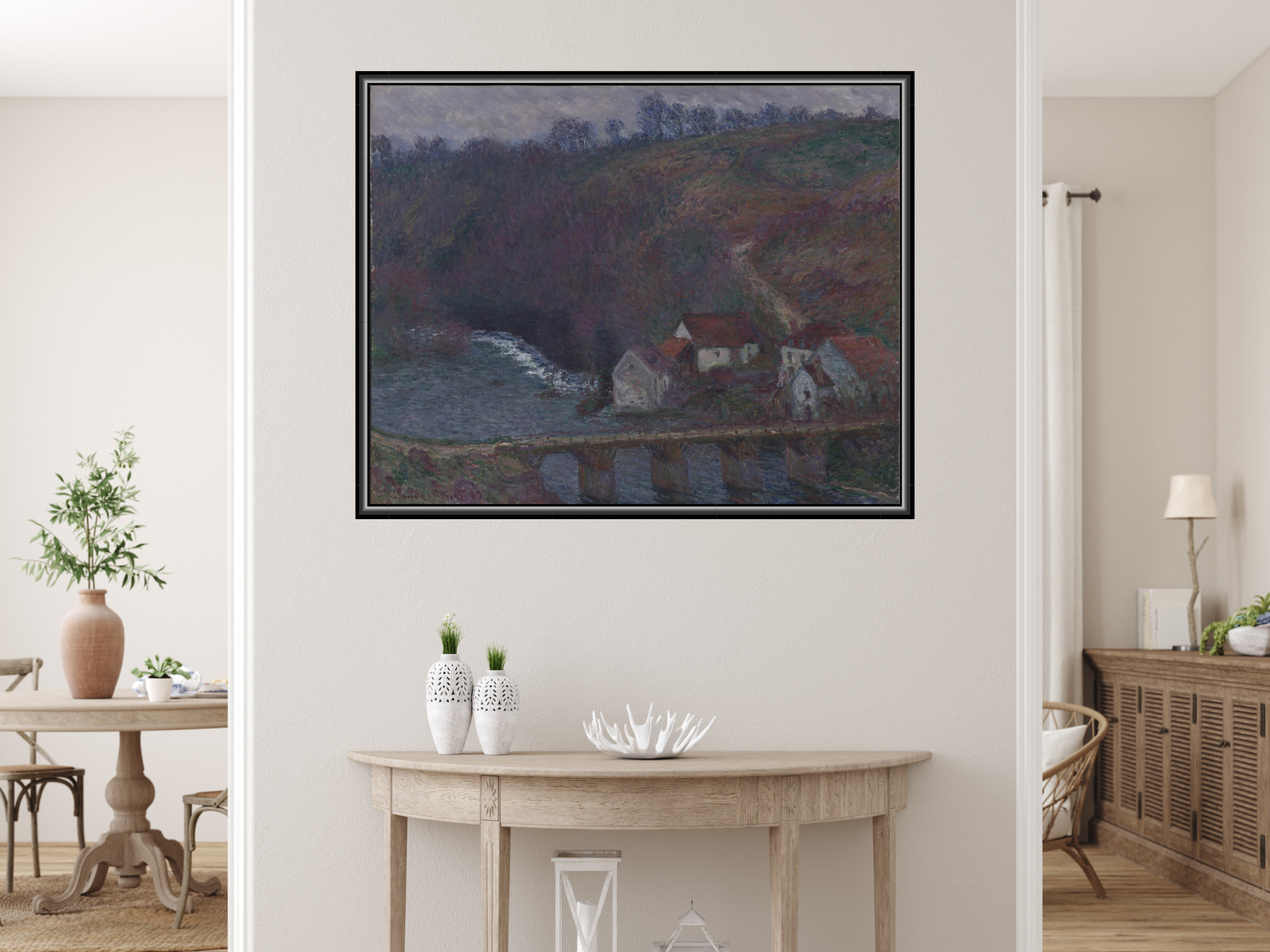 Die Grande Creuse bei der Brücke von Vervy | Claude Monet