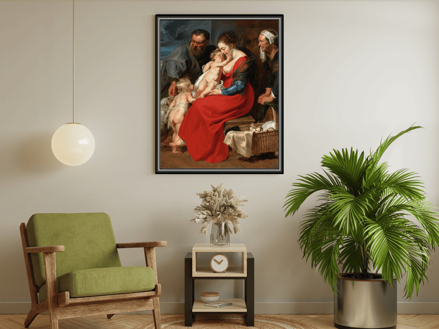 Die Heilige Familie mit den Heiligen Elisabeth und Johannes dem Täufer | Peter Paul Rubens